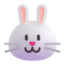 Rabbit 3D Animal